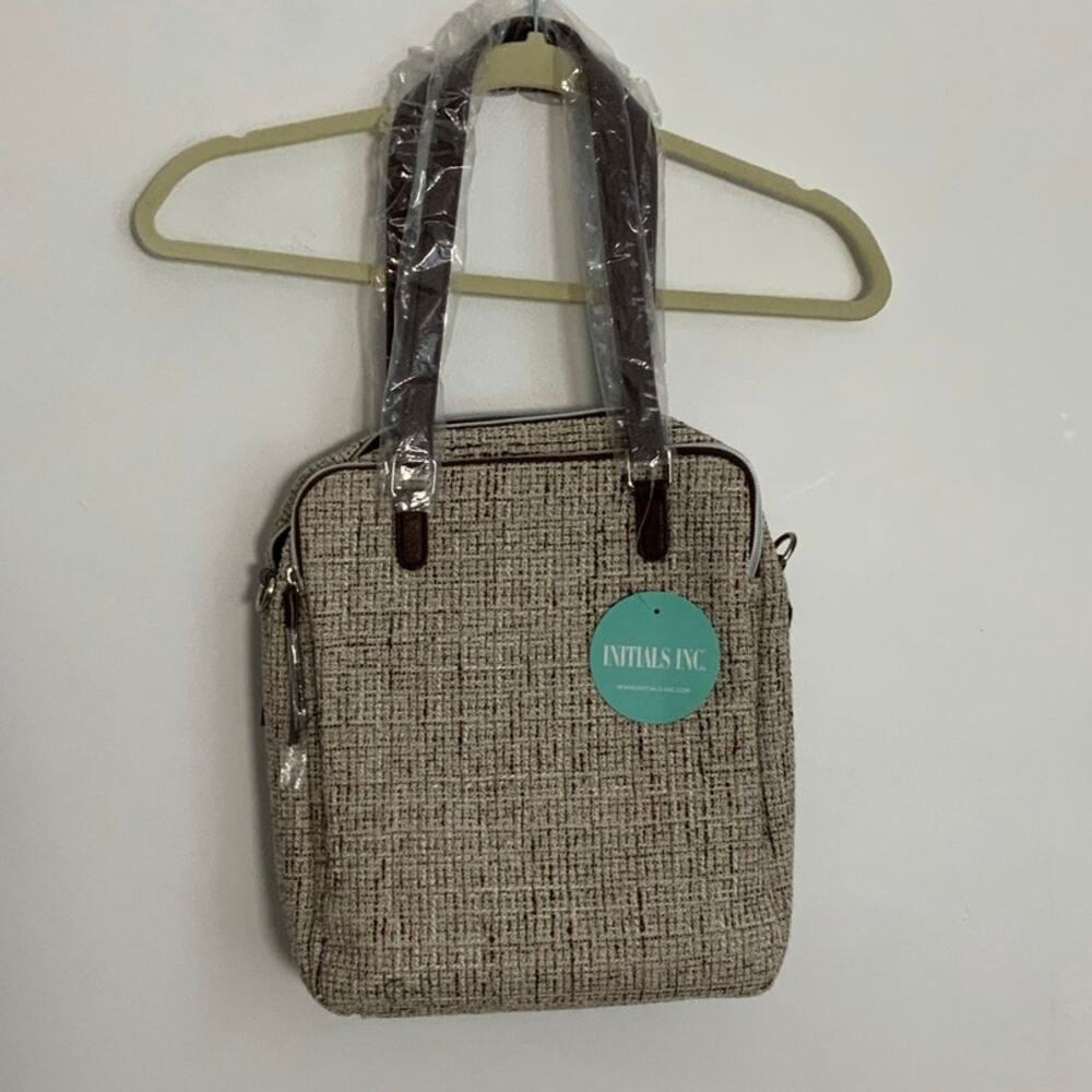 Initial inc tweed shoulder bag NWT‎
